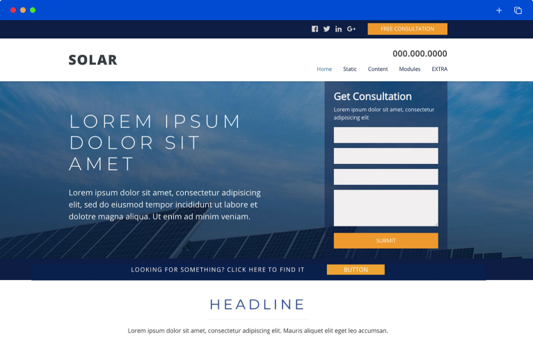 CMS Website Templates
